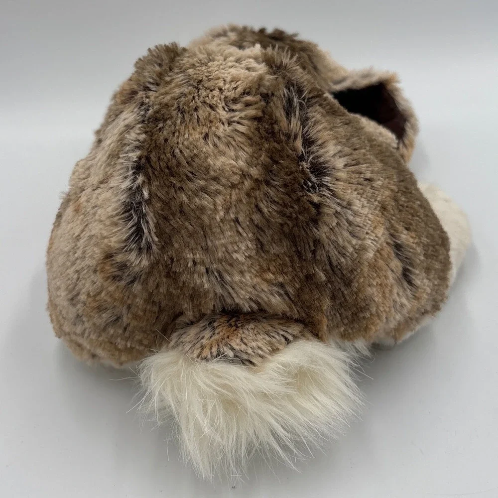 Folkmanis Baby Lop Rabbit Hand Puppet Brown White Realistic Plush 3048